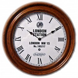 Dřevěné hodiny 750 X London (1)